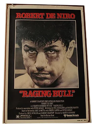 Raging Bull Movie Lithograph, 1980s