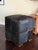 Made Goods Essex Stool in Midnight Hair-on-Hide Patchwork Leather Cube Ottoman Modern Organic Accent Stool For Sale - Image 12 of 12