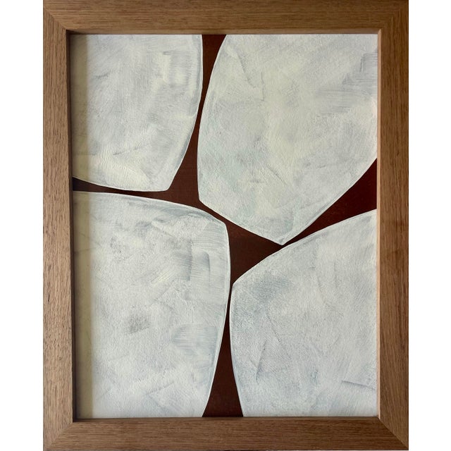 2026 Contemporary Set of Twelve Abstract Paintings on Cotton Paper by Artist r.k. Red For Sale In San Francisco - Image 6 of 15