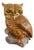 Vintage 1980s Ceramic Pottery Large Owl Statue Decor For Sale