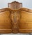 Vintage French Louis XVI Style Oak Single Bed Frame with Carved Headboard For Sale - Image 4 of 10