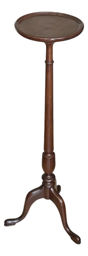 1970s Mid Century Mahogany Pedestal Drink/ Plant Stand