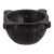 Ross Marble Mortar / Condiment Bowl, Medium, Black Marquina For Sale