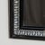 Black 19th Century France Napoleon III Black Wood Mirror For Sale - Image 8 of 10