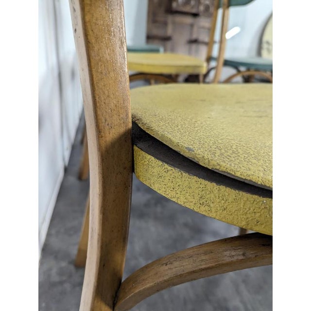 Red Vintage Chairs, Set of 6 For Sale - Image 8 of 12