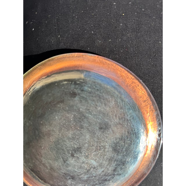 Vintage Annieglass Roman Antique Appetizer Plates – 24k Gold Rim – Signed 1980s (Set of 4) For Sale - Image 4 of 8