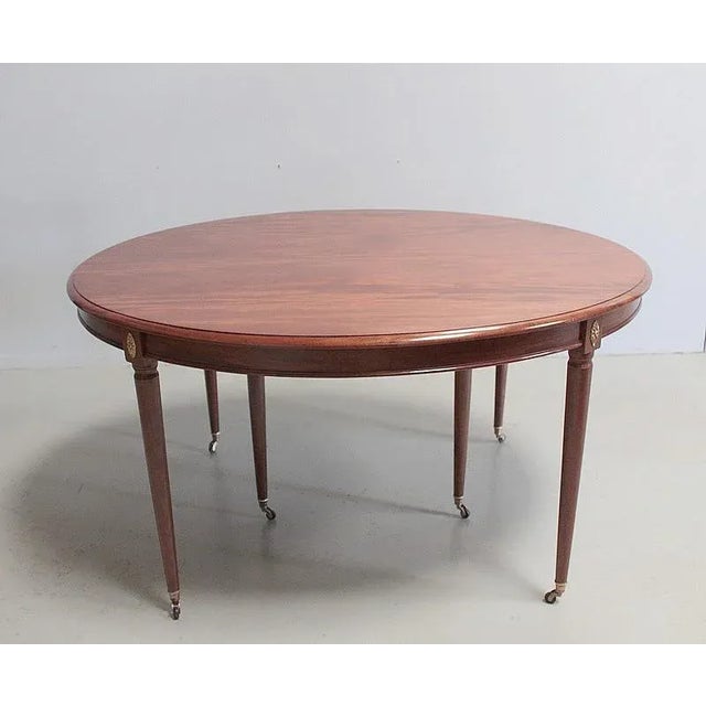 Antique Oval Mahogany Dining Table For Sale - Image 9 of 9