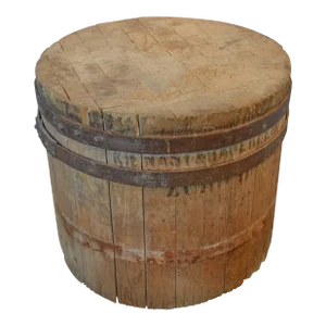 Mid 19th Century Large Round Butcher Block