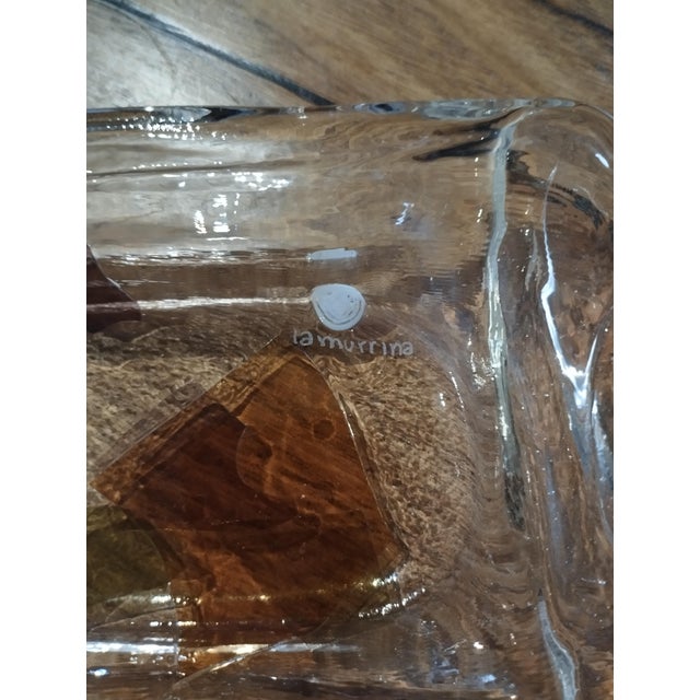 Vintage Glass Flat Tray from La Murrina, 1980s For Sale - Image 7 of 13