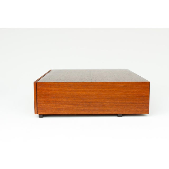 DUAL CP 1 Vinyl Record Safe, 1960s Walnut storage box for vinyl records. This piece has an attribution mark, I am sure...