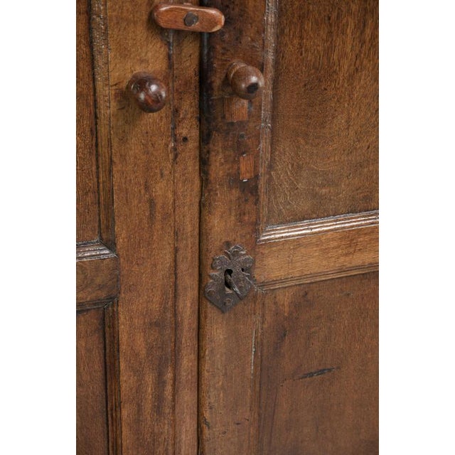 Brown Antique Farmhouse Cabinet in Oak, 1600s For Sale - Image 8 of 14