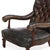 19th Century An English Walnut and Tufted Leather Library Armchair by Gillows, 19th C. For Sale - Image 5 of 8