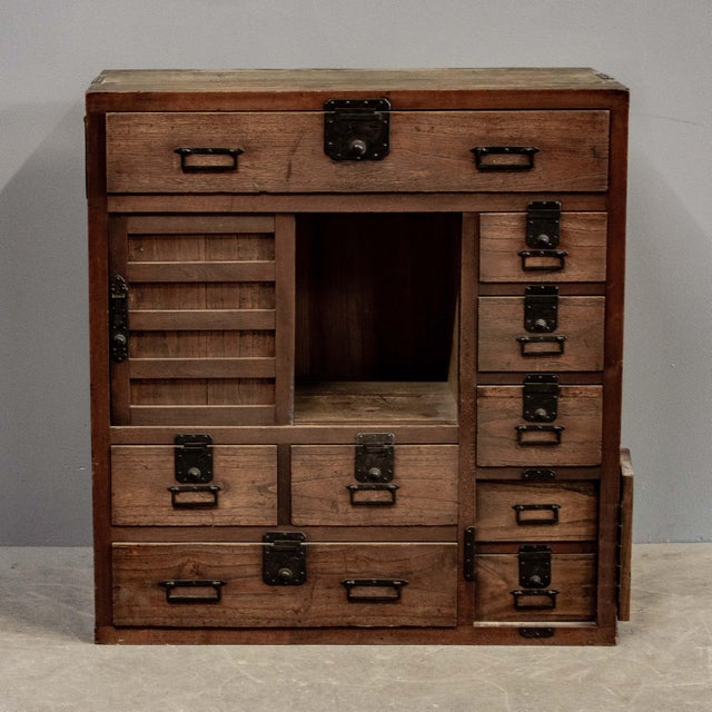 Antique Japanese Paulownia Wood Merchant Chest For Sale In Denver - Image 6 of 9