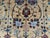 Persian Style Sultani Floral Wool Rug in Golden Beige, Burgundy and Blue, 5'2" X 6'6" For Sale - Image 9 of 17