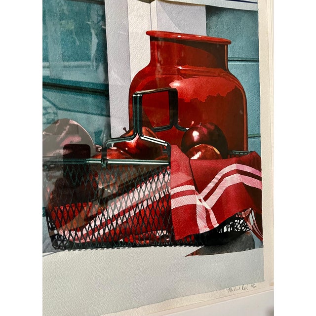 Michael Beck, Large Photo Realist Pop Art Watercolor Painting Children's Toys Teddy Bear Block, 1986 For Sale - Image 9 of 18