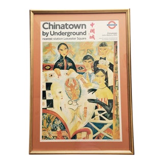 John Bellany "Chinatown by Underground" Poster For Sale