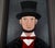 Matt Rix, Naive Portrait of Victorian Gentleman in Top Hat, Oil on Board, Framed For Sale - Image 9 of 14