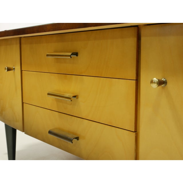Wood Mid-Century Sideboard with Drawers, Germany, 1960s For Sale - Image 7 of 13