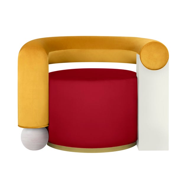 Galatea Armchair by Malabar For Sale - Image 11 of 18
