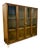 Mid Century Modern Broyhill Brasilia Display Case Shelving Unit on Custome Hairpin Legs For Sale