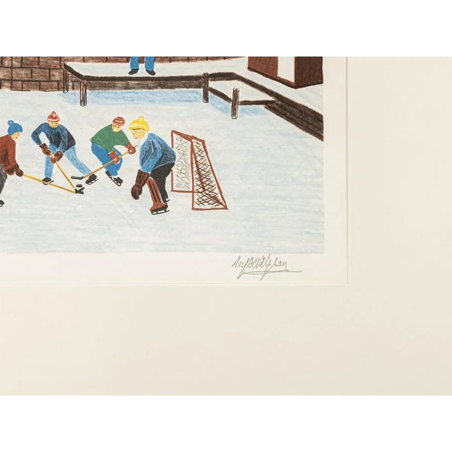 Paper Swedish Winter, Color Lithograph For Sale - Image 7 of 11