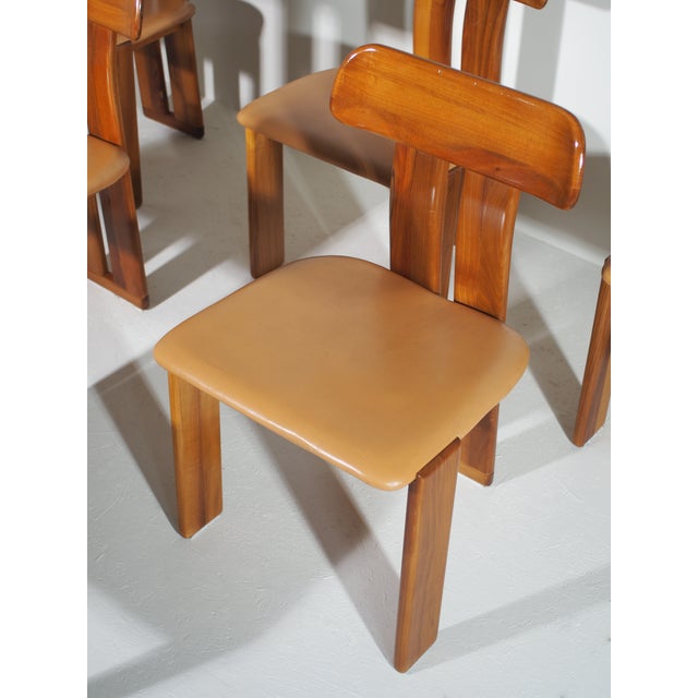 Italian Sapporo Dining Chairs by Mario Marenco for Mobil Girgi, 1970s, Set of 6 For Sale - Image 11 of 13