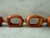 Late 20th Century Set of 4 Vintage Terra Cotta Pig Napkin Rings For Sale - Image 5 of 9