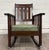 Antique American Arts & Crafts Mission Oak Rocking Chair For Sale In Kansas City - Image 6 of 9