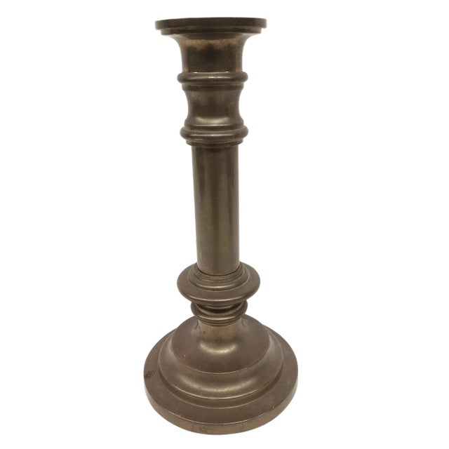 Vintage Solid Heavy Brass Candle Holder Chairish