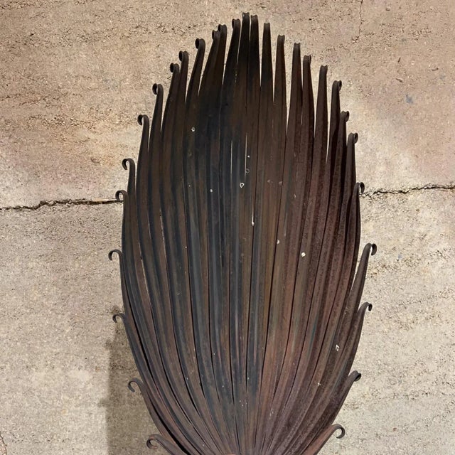 1970s Modern Silver Leaf Tray Decorative Dish For Sale - Image 9 of 11