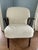 Mid-Century Modern 1970s Mid-Century Boucle Arm Chair - Vintage and Reupholstered For Sale - Image 3 of 4