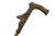 Deer Stag Head Carved Wood Handle Vintage Walking Stick Cane For Sale - Image 9 of 12