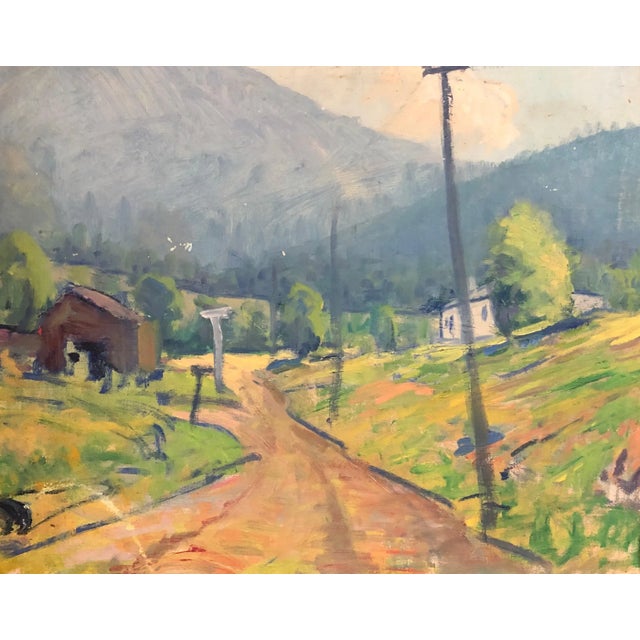 Cecil Chichester (New York, 1891-1963) "Fall Gaiety" C.1920 A fine original oil on canvas by listed American artist Cecil...