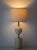 Mid-Century Modern Vintage French Travertine and Chrome Table Lamp by Philippe Barbier, 1960s For Sale - Image 3 of 11