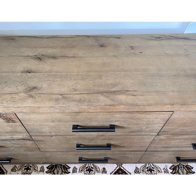 Restoration Hardware Oak Nine Drawer Dresser Chairish
