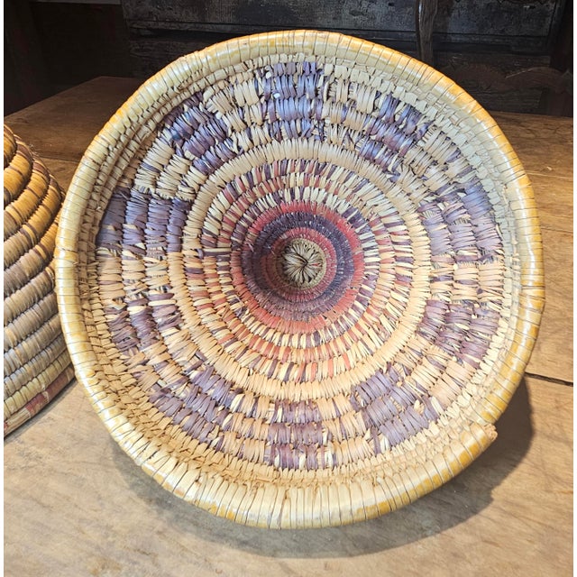 19th Century Southwestern Coiled Basket For Sale - Image 10 of 11