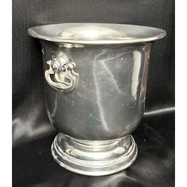 Vintage Pewter Champagne Bucket Valpeltro Artale of Italy Chairish