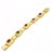 Contemporary Seidengang Gold & Gems Bracelet 18k Yellow Multicolor Rectangle Links 64 grams For Sale - Image 3 of 7