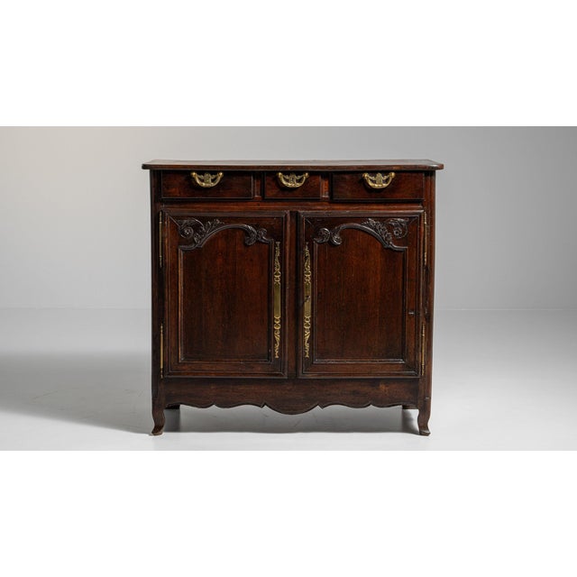 Brown 19th Century France Brown Wood Storage Cabinets & Cupboards For Sale - Image 8 of 11