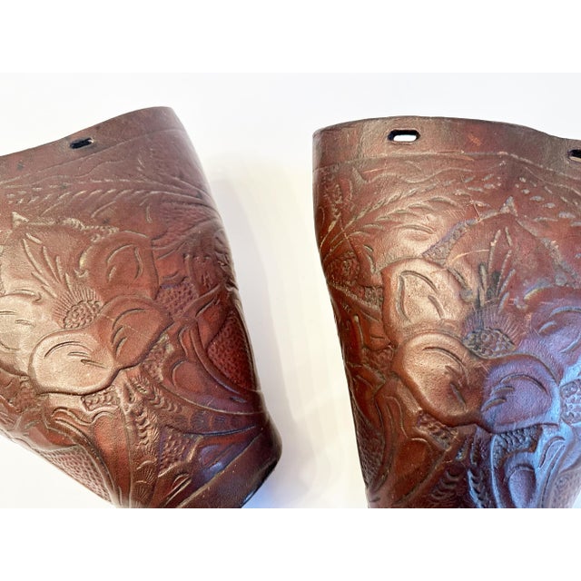 Antique Saddle Stirrups Tapaderos Western Horse Decor - a Pair | Chairish