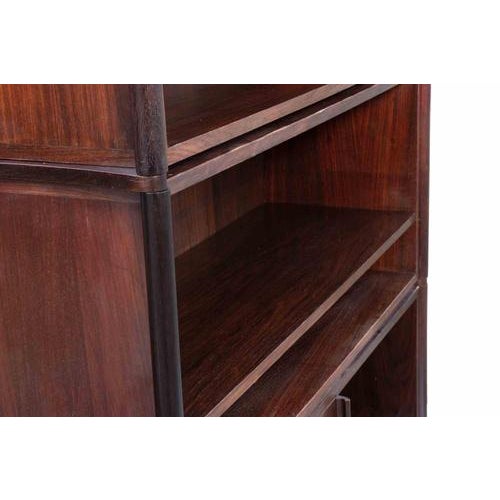 Brown Archimede Sideboard from Gavina, 1960s For Sale - Image 8 of 10