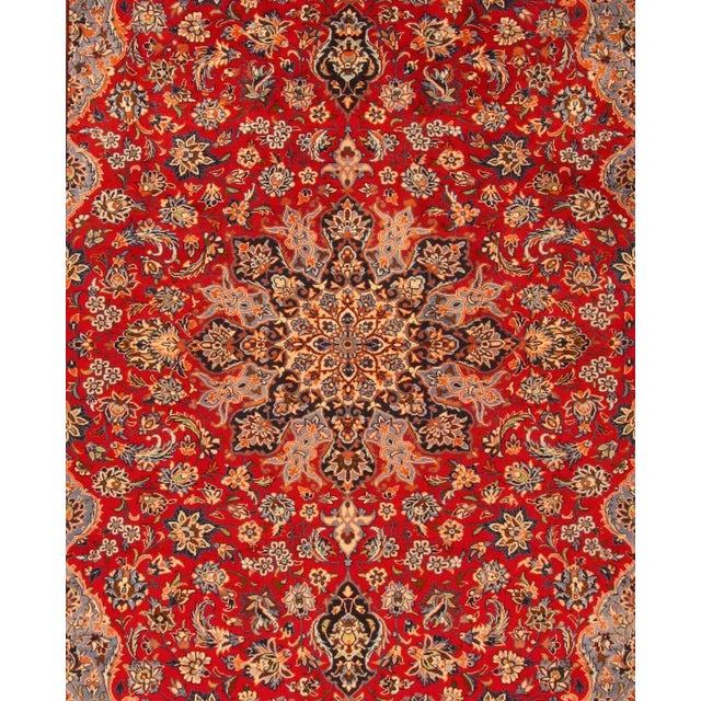 Genuine hand-knotted middle eastern rug | size: 419cm x 288cm | number of knots: approx. 160,000 knots/m² | material: 100%...