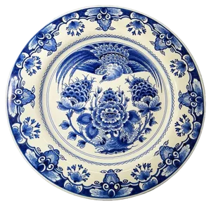 Dutch Delft Porceleyne Fles Wall Plate, 1960