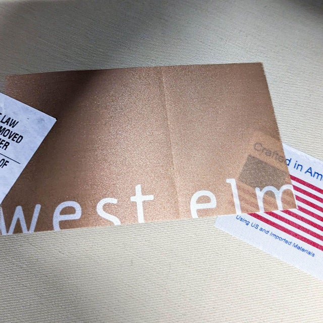 Dark Gray West Elm Modern Lounge Chair For Sale - Image 8 of 10