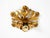 Brutalist Florentine Gold-Plated Iron Ceiling Lamp, 1960s For Sale - Image 4 of 18