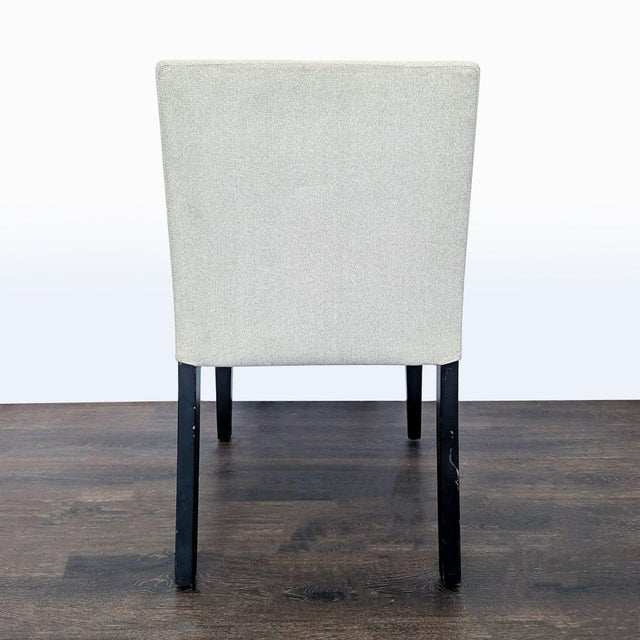 2010s Crate & Barrel Low Back Dining Chair With Button Tufting For Sale - Image 5 of 9