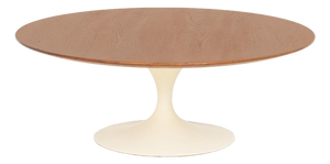 Saarinen X Knoll Associates Oak Tulip Coffee Table