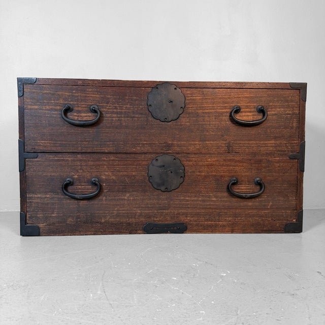 Antique Japanese Tansu Chest of Drawers, 1890s For Sale - Image 12 of 12
