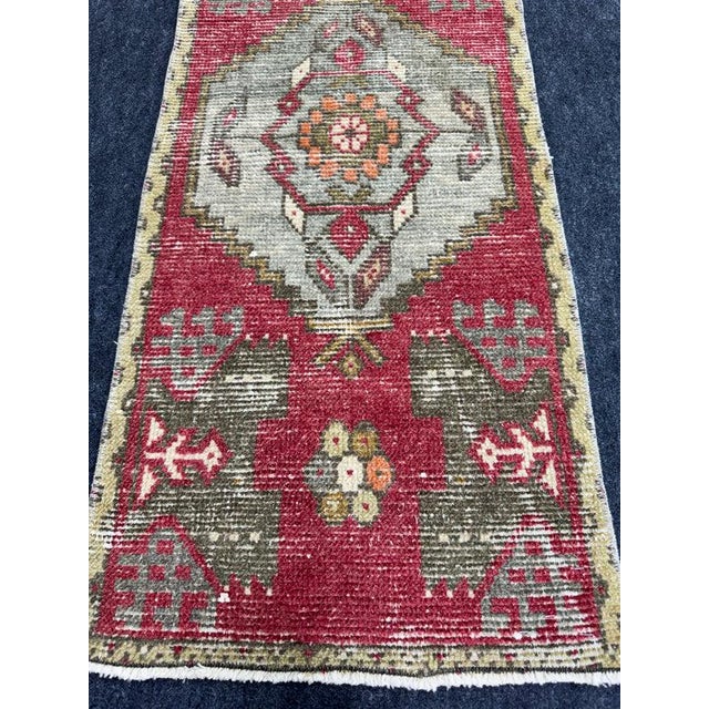 Contemporary Turkish Yastik Rug 1'6" x 3'3" For Sale - Image 3 of 5