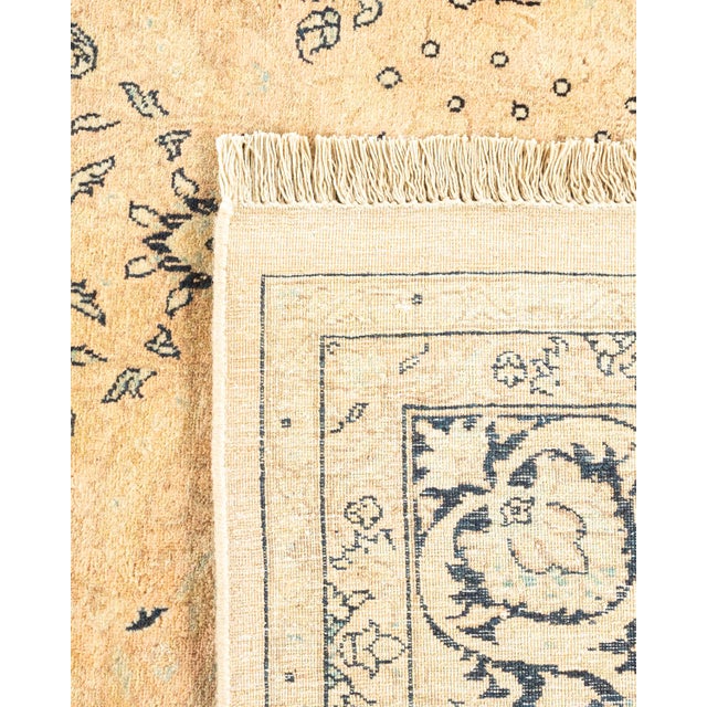 2000 - 2009 Mogul, One-of-a-Kind Hand-Knotted Area Rug in Beige, 6' 2" x 12' 0" For Sale - Image 5 of 8